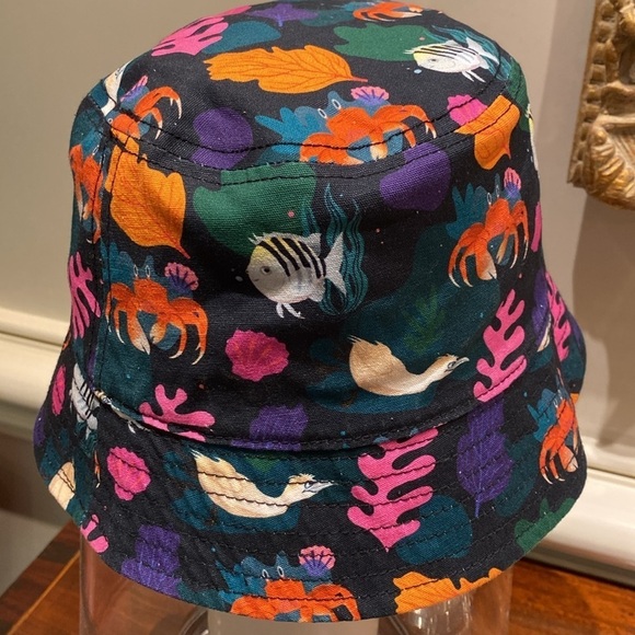 Disney Parks Adult The Little Mermaid Reversible Bucket Hat - Picture 4 of 5